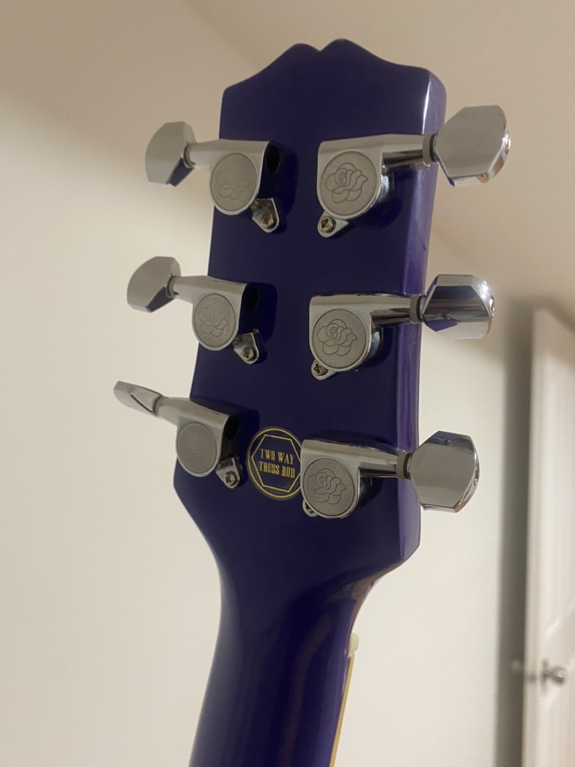 Purple Acoustic Guitar - photo 4