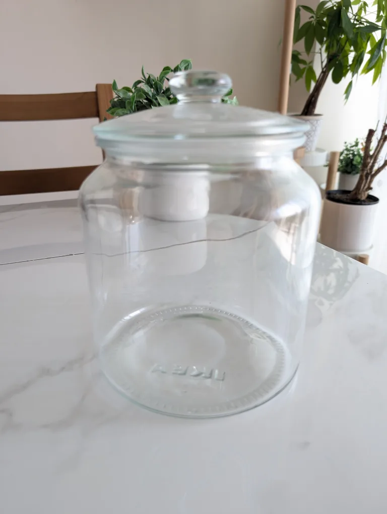 Glass Jar with Lid set of 2 thumbnail