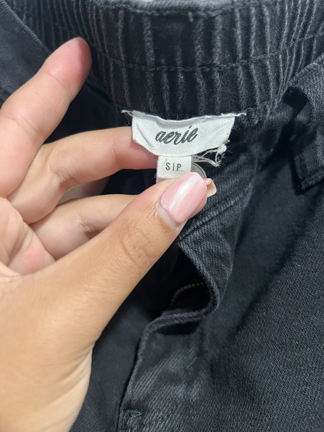 Aerie Black Denim Shorts - photo 3
