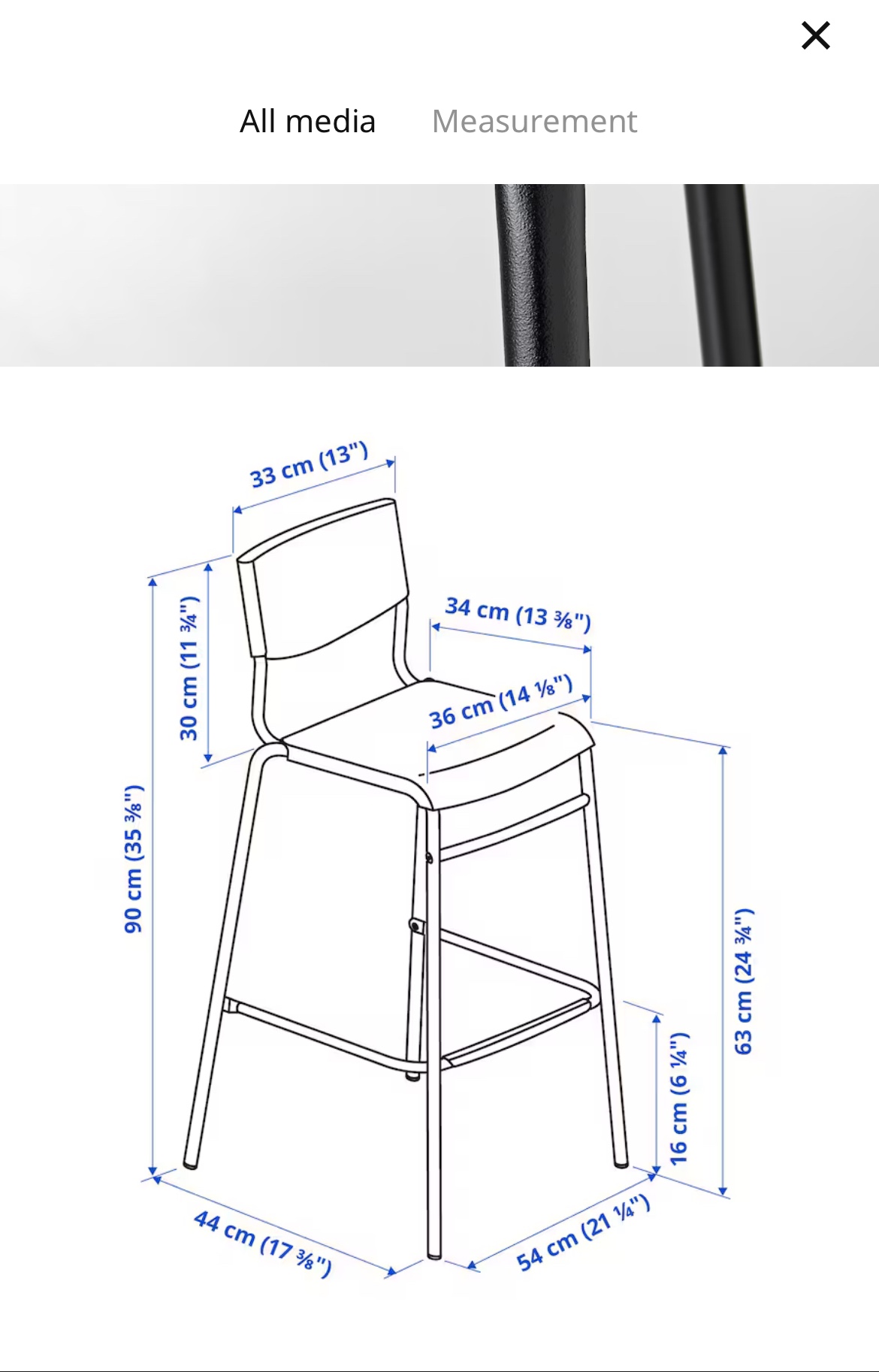 IKEA STIG Bar Stool  x2 - photo 4