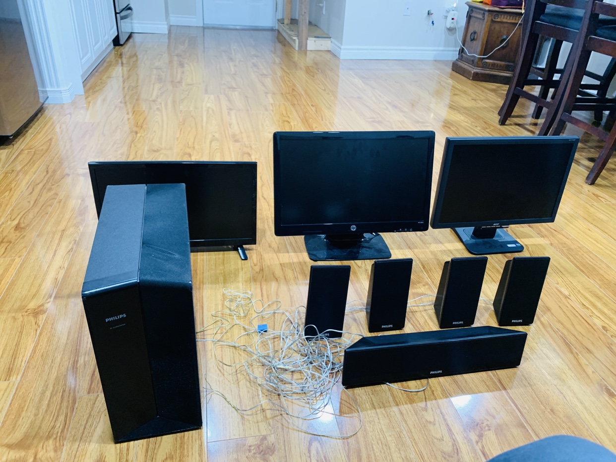 Philips Home Theatre And Moniters