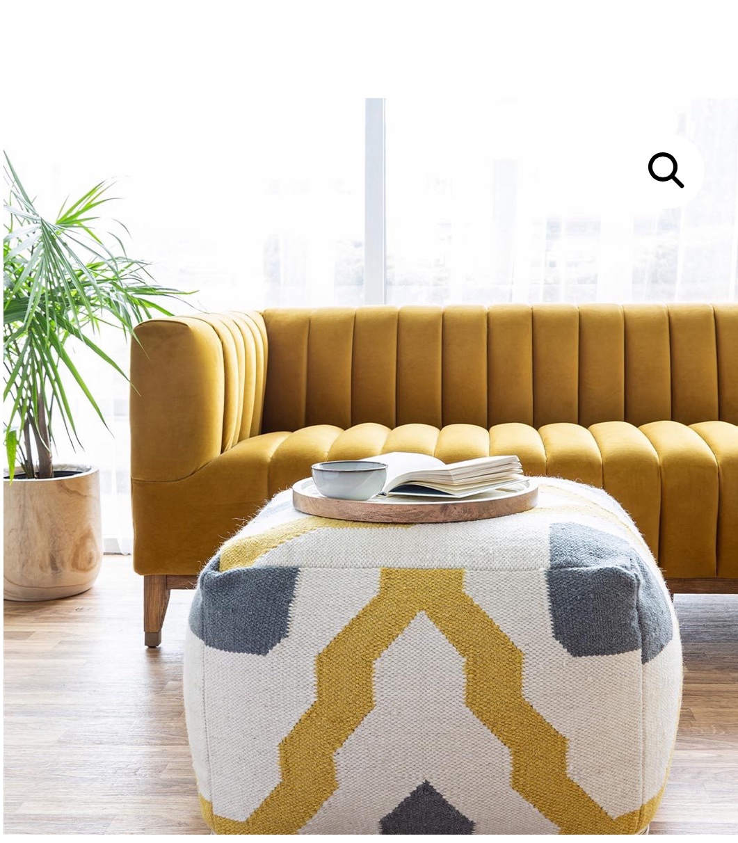 Style In Form Barcelona Pouf - Mustard Multi - photo 2