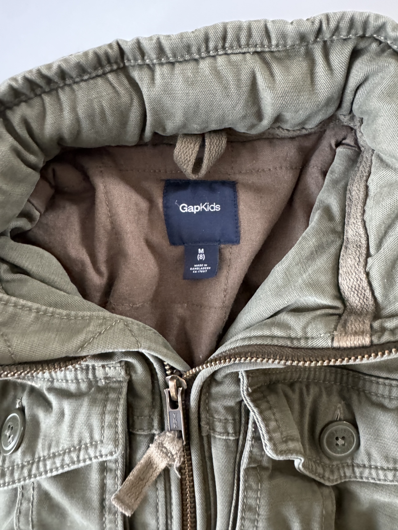 Gap Kids Green Utility Jacket age 8 - photo 2