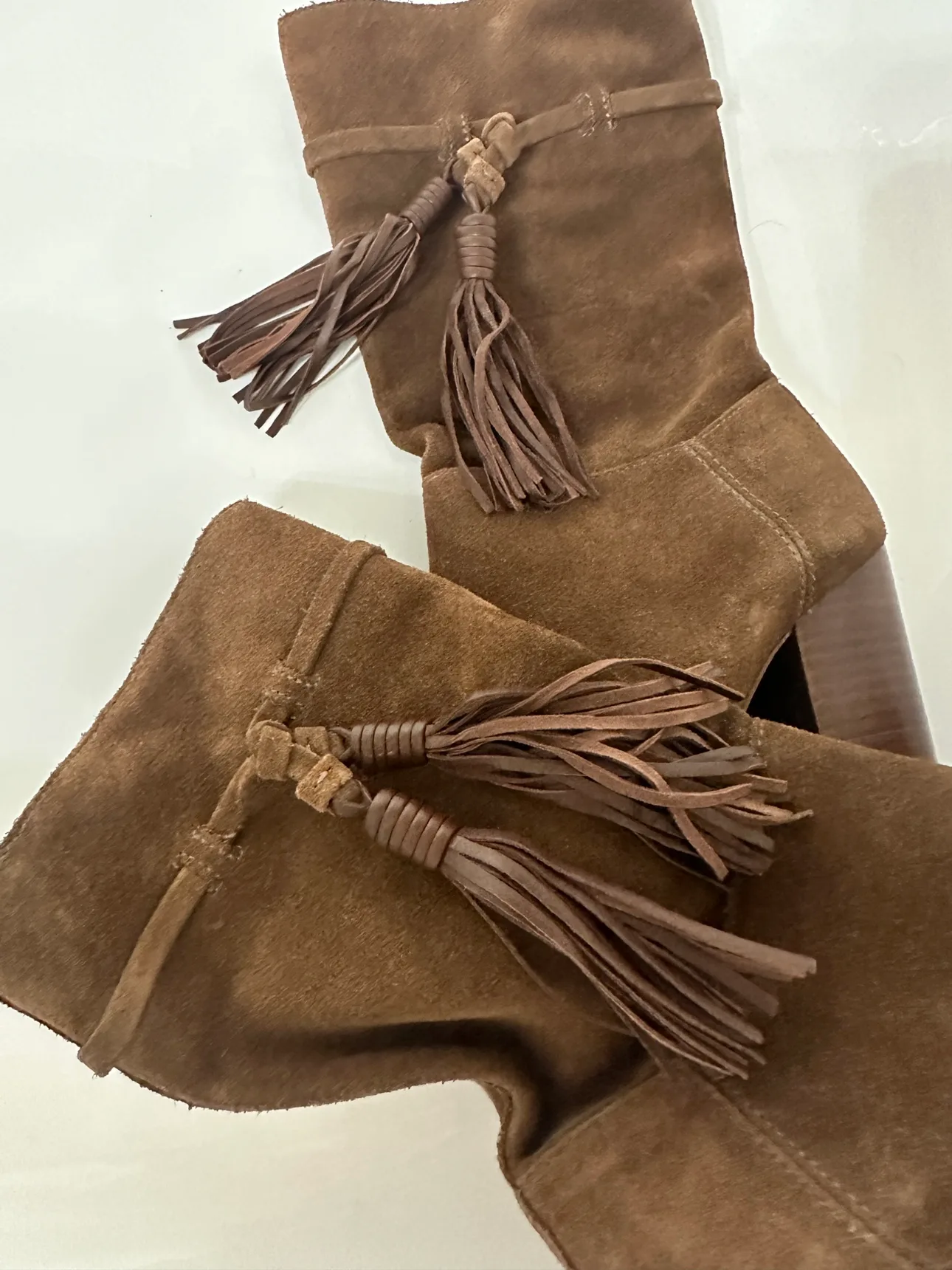 Vince Camuto Brown Suede Boots image indicator(3)