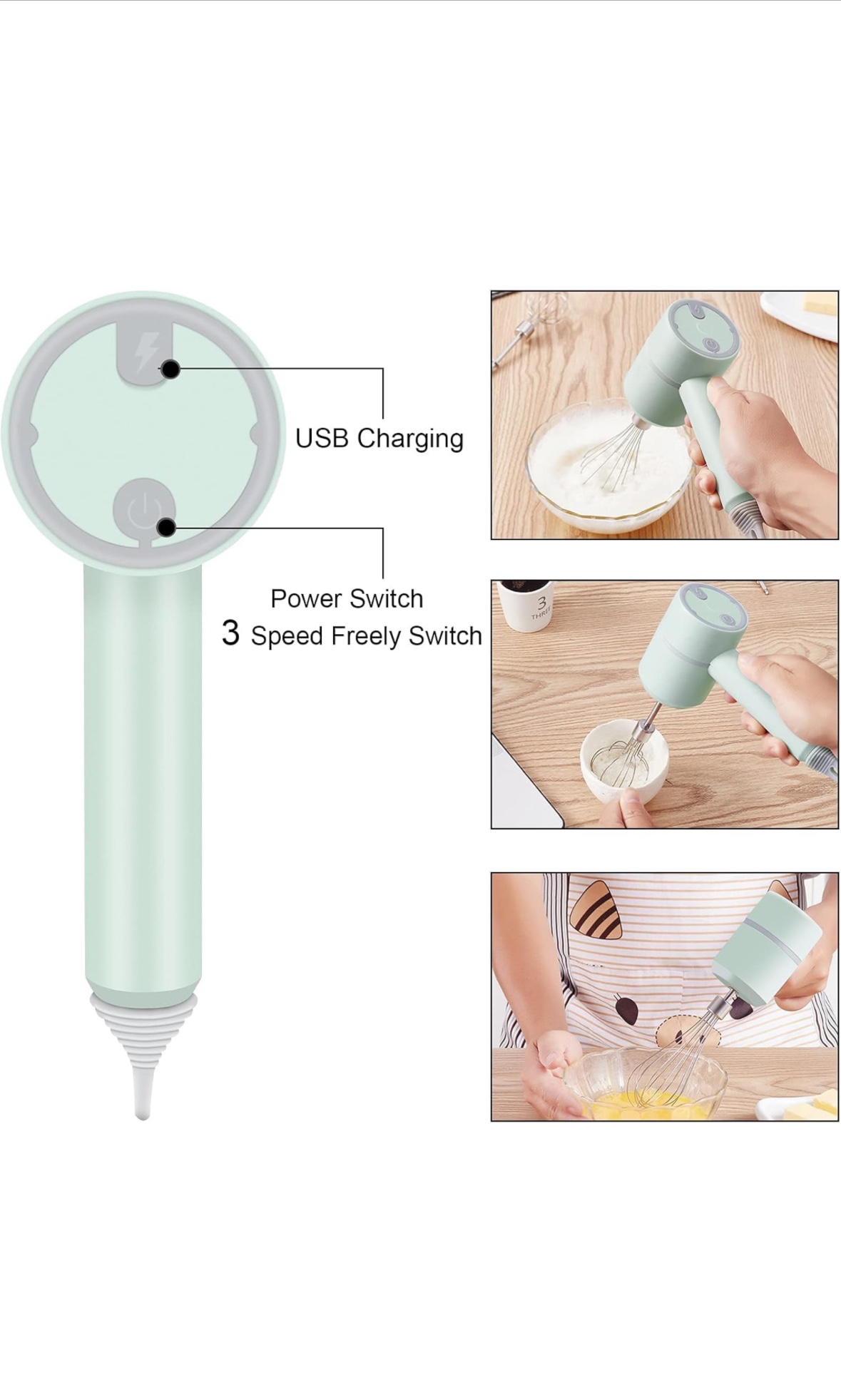 Portable Wireless Egg Beater - photo 5