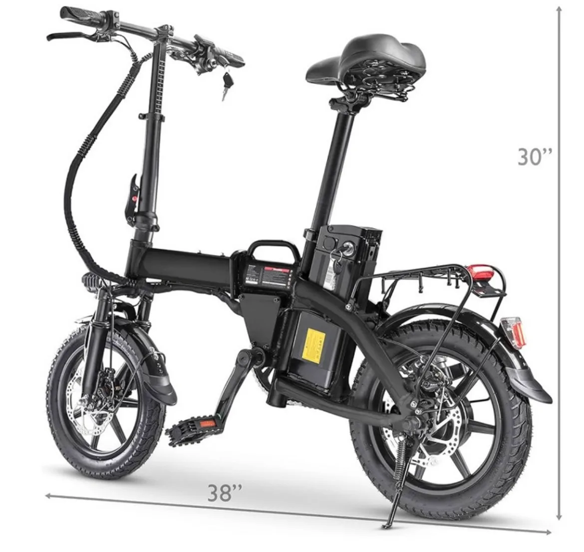 XPRIT Folding Electric Bike, Light Weight, LCD Display image indicator(8)