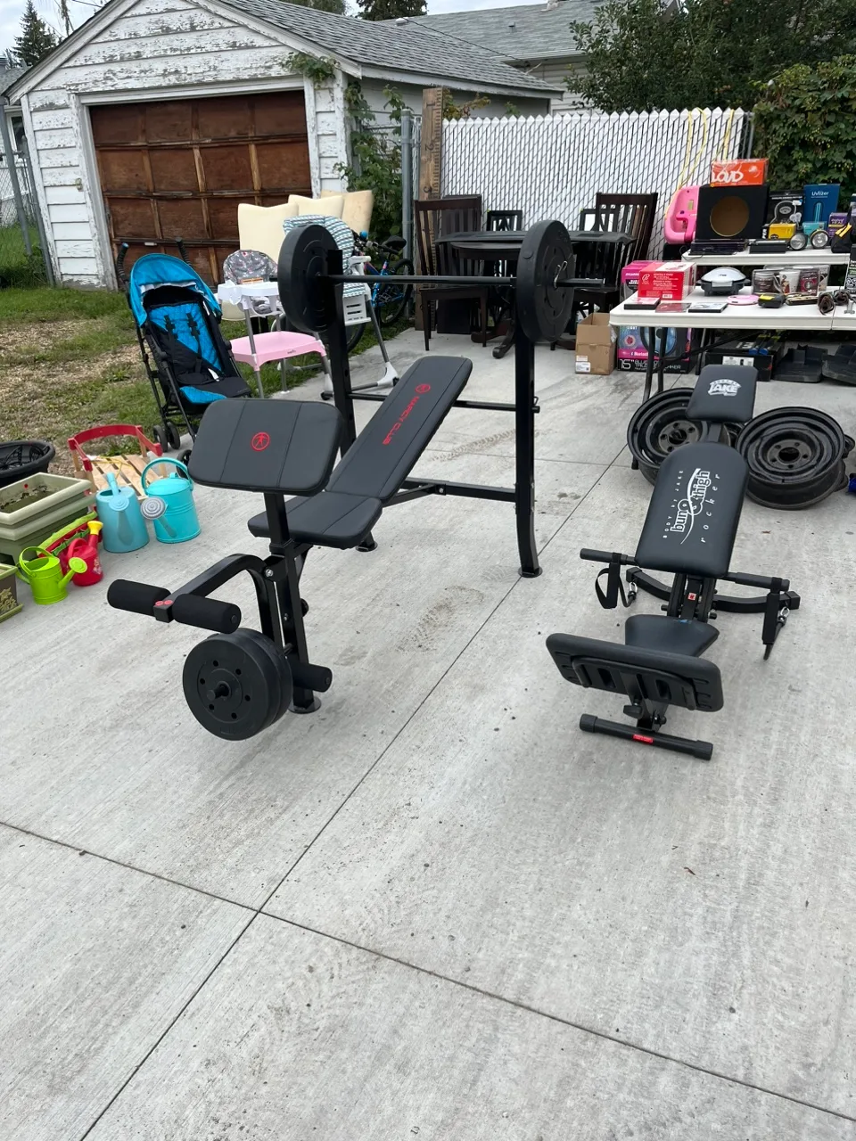Workout bench press (like new) thumbnail