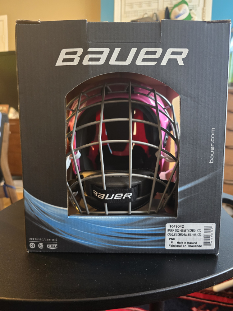 Bauer 2100 Helmet Combo - Pink - photo 3