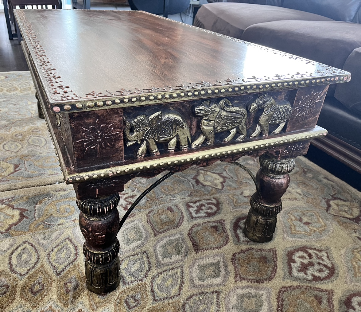 Intricate Carved Coffee Table