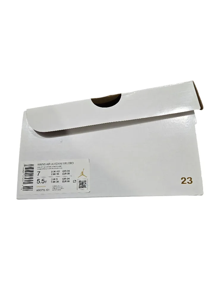 Unisex Air Jordan 11 Neapolitan Retro Sz Boys' 5.5Y/Women's 7 image indicator(10)