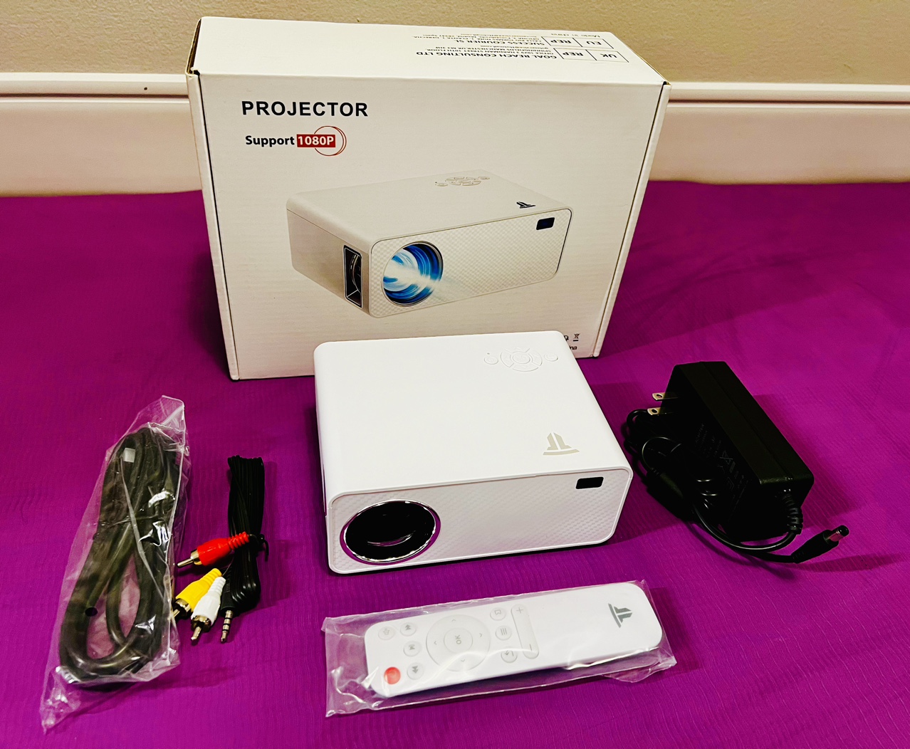 5G Bluetooth 1080P Wi-Fi LED Projector **New*** - photo 2