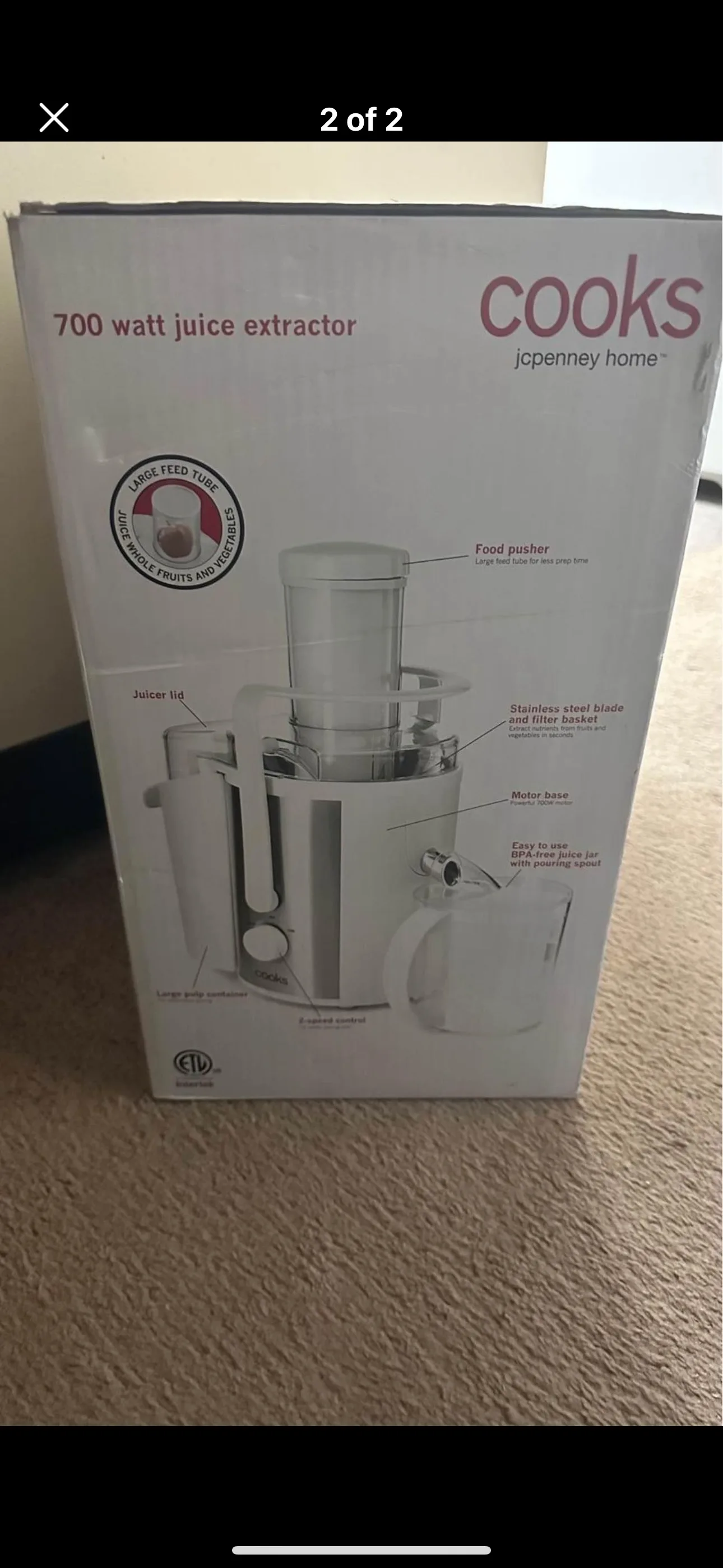 Cooks 700 Watt Juice Extractor image indicator(2)