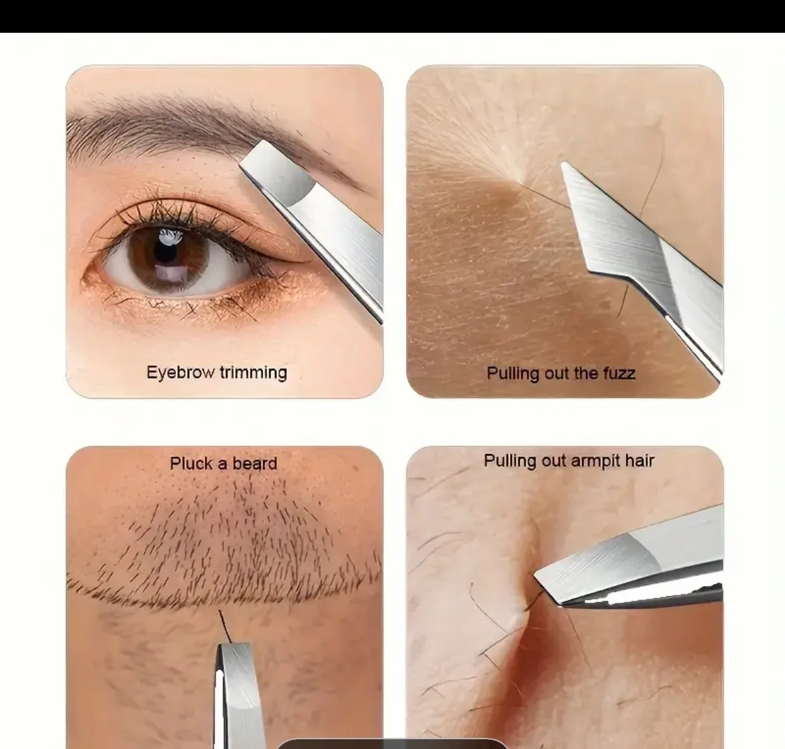 Professional  Tweezers Set of 4 Brand New image indicator(3)