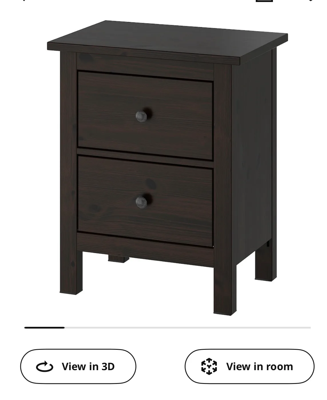 Bedroom set. Hemnes. Ikea double bed image indicator(5)