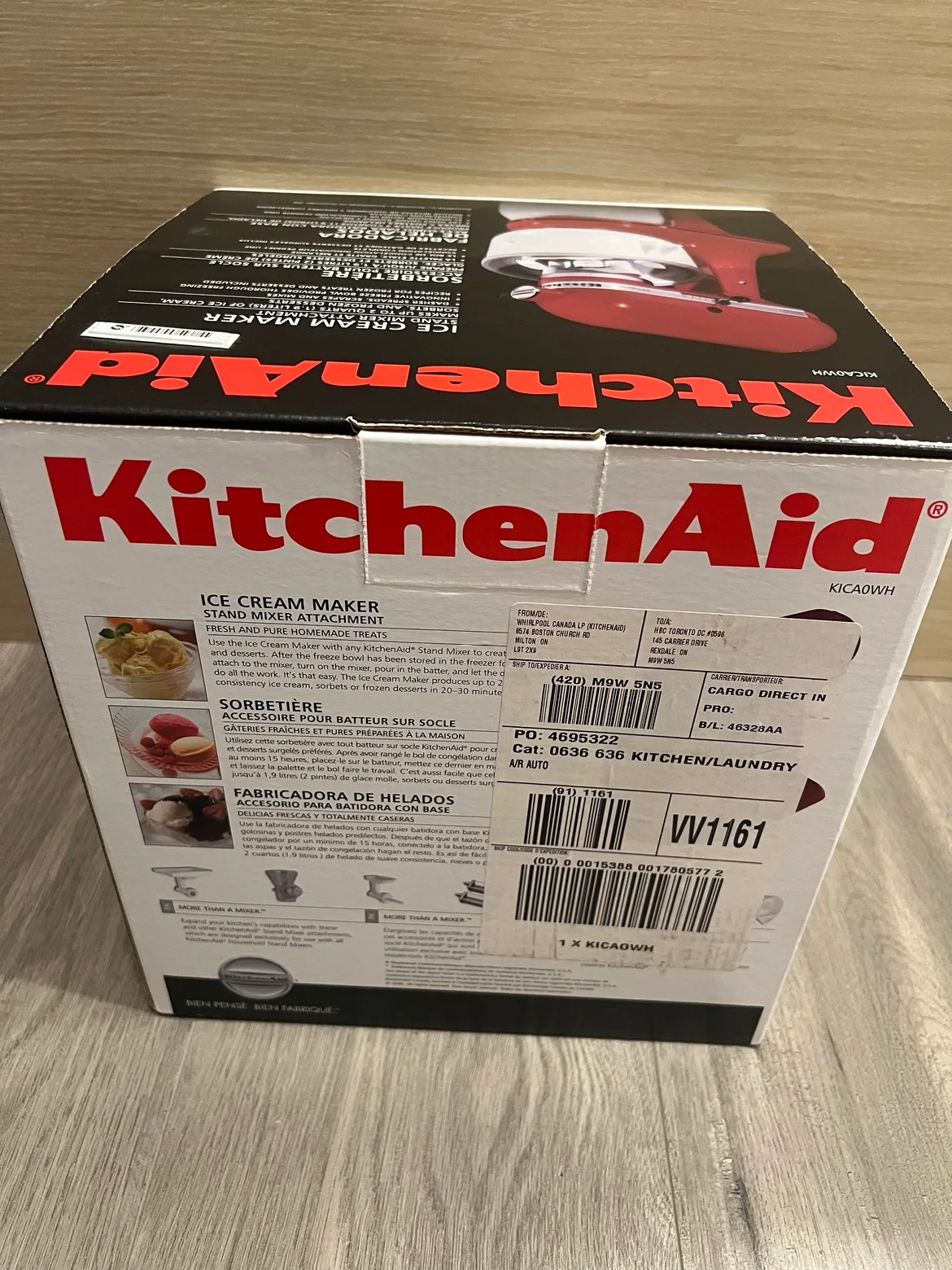 KitchenAid Ice Cream Maker Attachment Bowl image indicator(4)