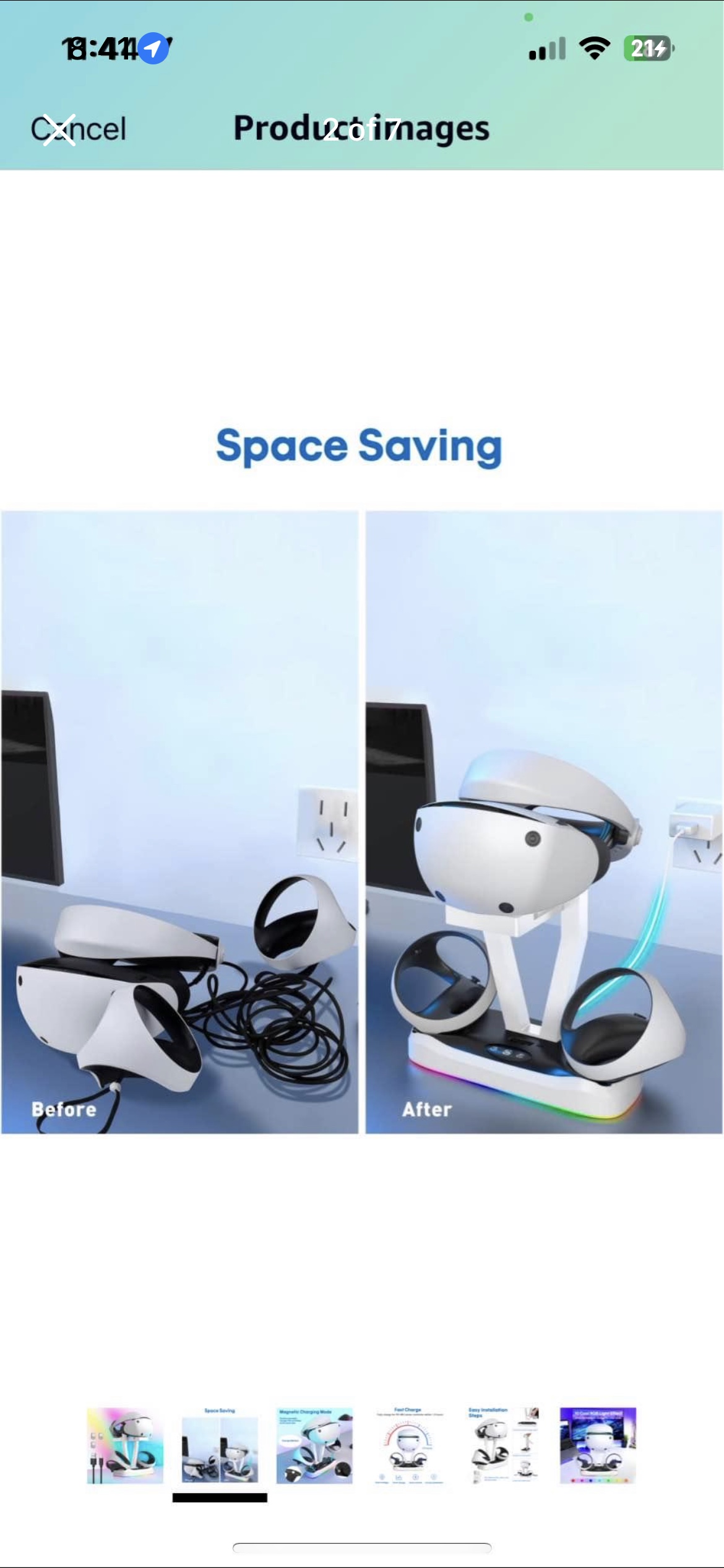 VR Headset and Controller Charging Stand - photo 2
