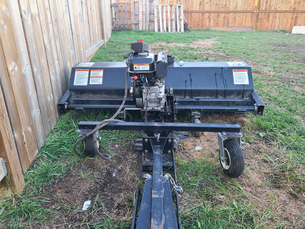 Tow Behind Dethatcher
