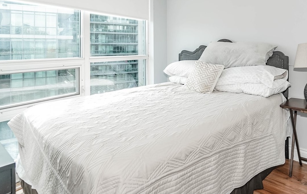 Queen bed and mattress