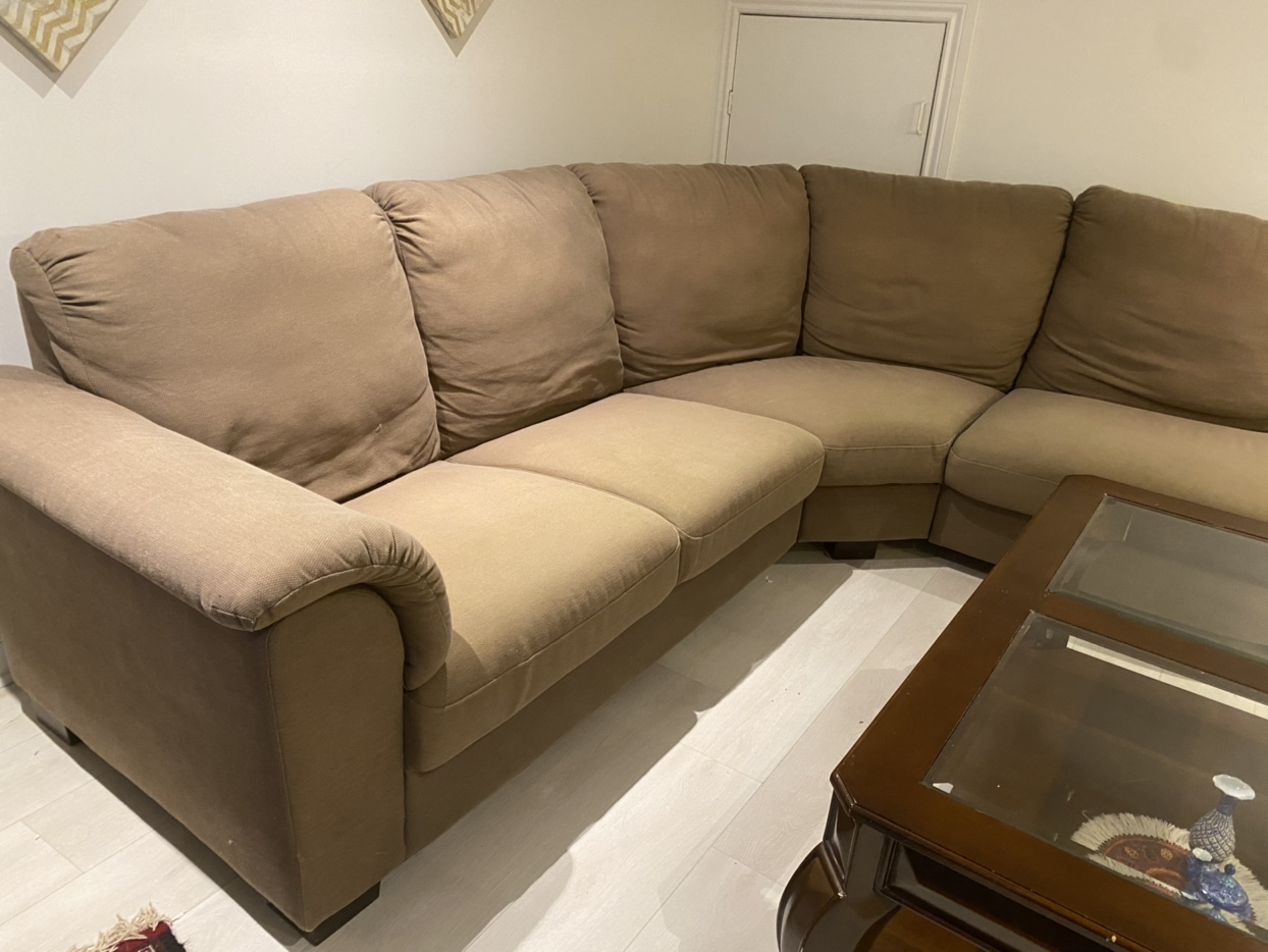 Sectional Sofa and Coffee Table