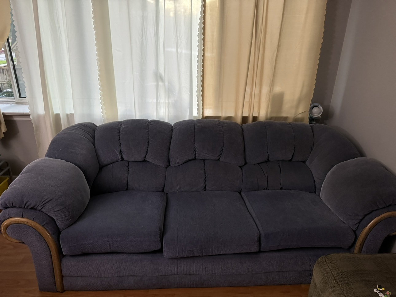 Blue couch
