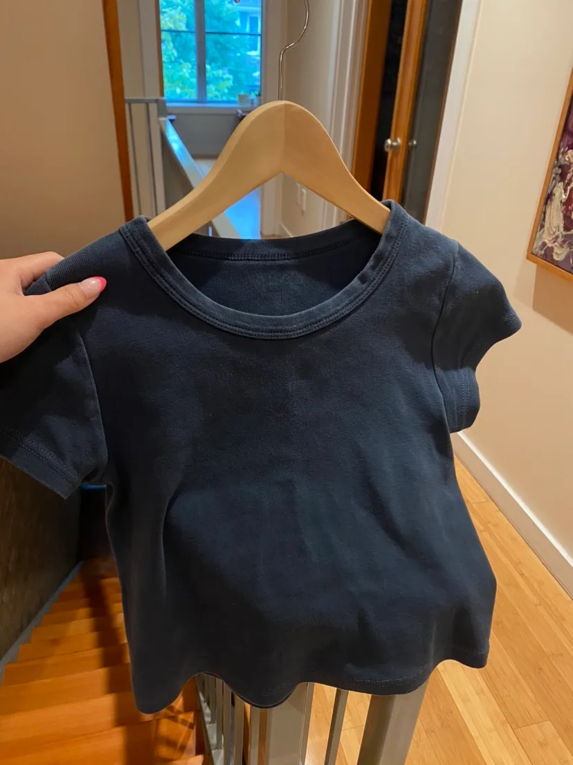 Brandy Melville navy tee image indicator(2)