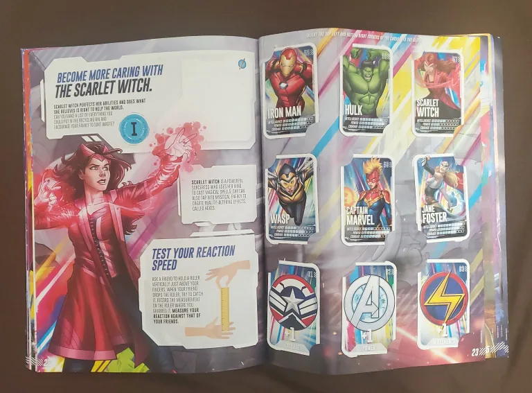 Marvel Album FULL 90 cards for  Sale image indicator(8)
