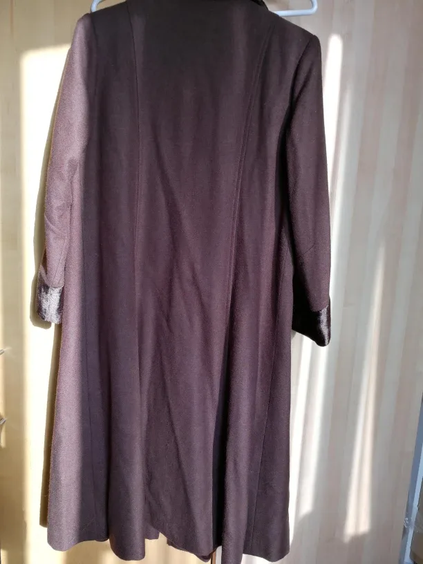 Vintage wool coat women S-M (dry cleaned) image indicator(6)