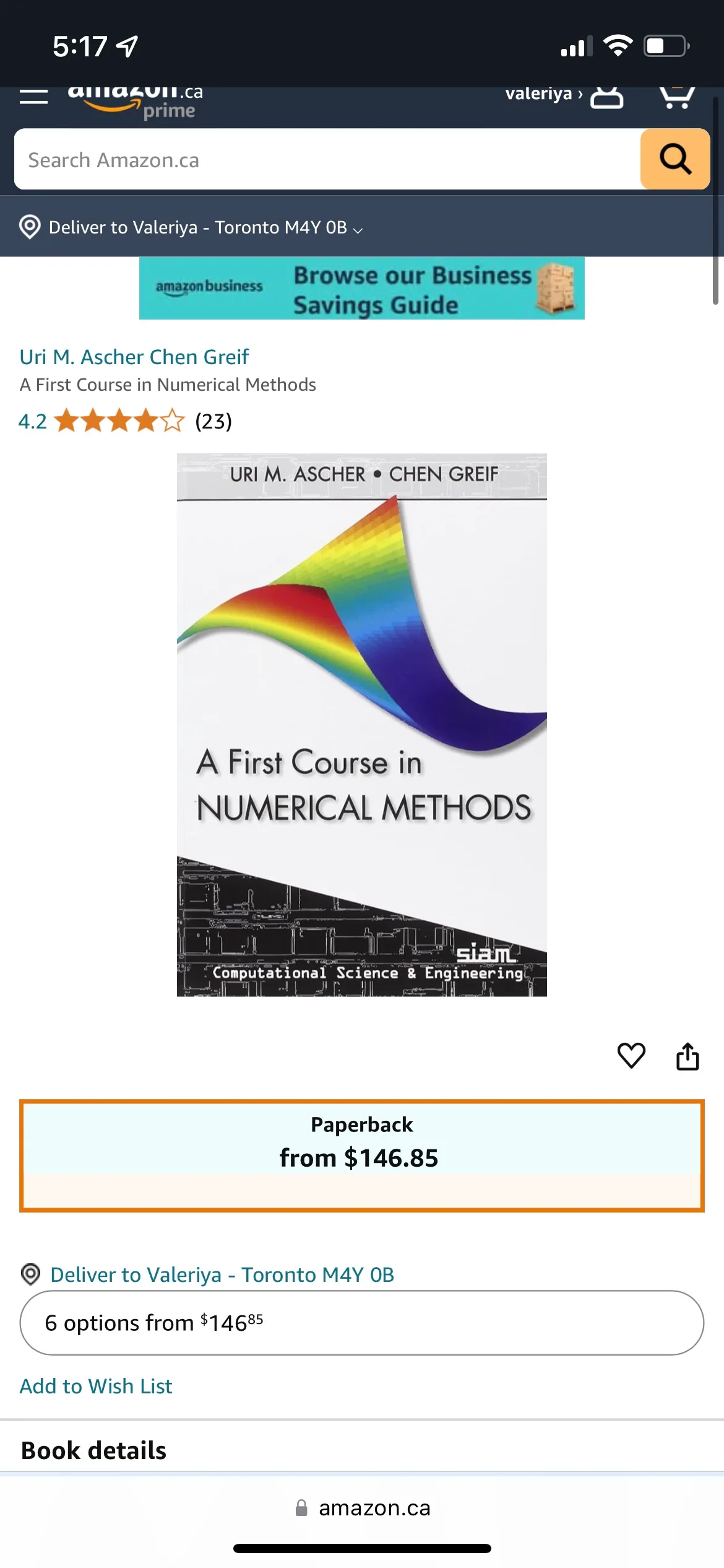 A First Course in Numerical Methods thumbnail