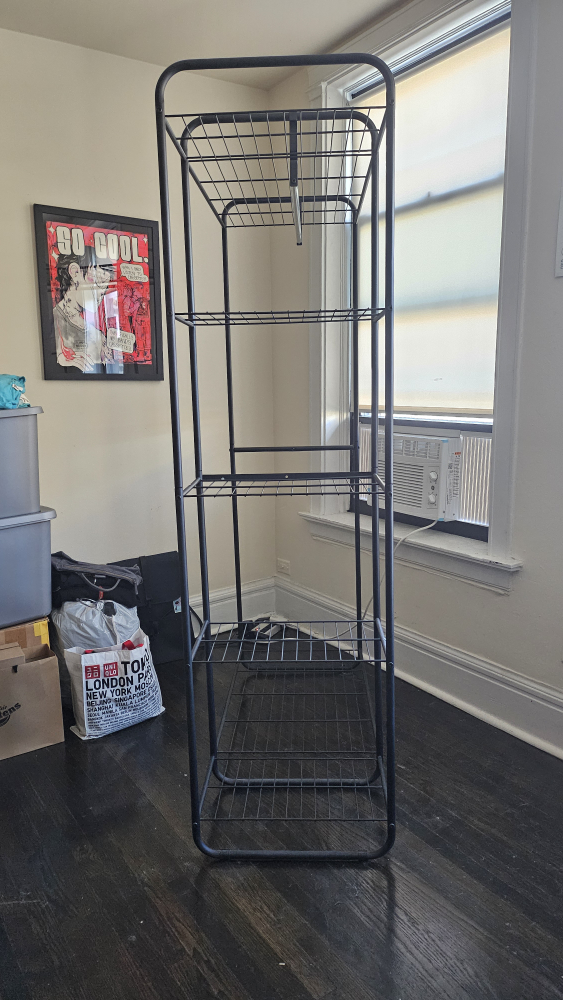 Black Metal Clothing Rack