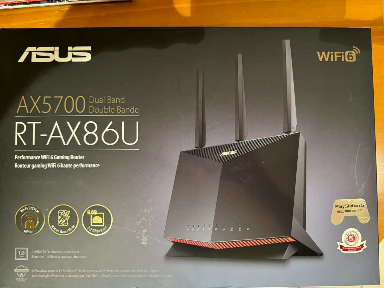 ASUS RT-AX86U Router - WiFi Router thumbnail