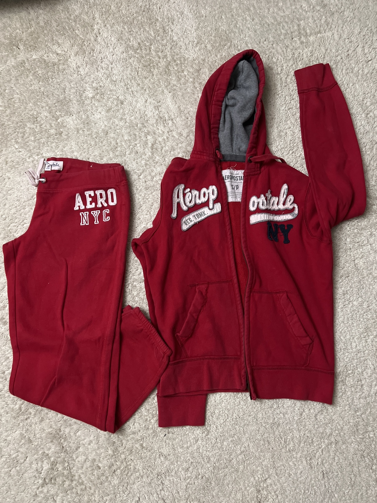 Aeropostale Red Sweatsuit