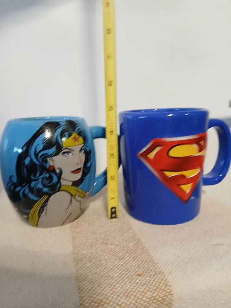 🆕️Wonder Woman, Superman, and Dad Mugs. $6.00 EACH. Firm price. image indicator(2)