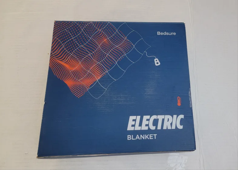 Bedsure Plaid Heated Throw Blanket -Safe - 6 Heat 50x60", Red image indicator(10)