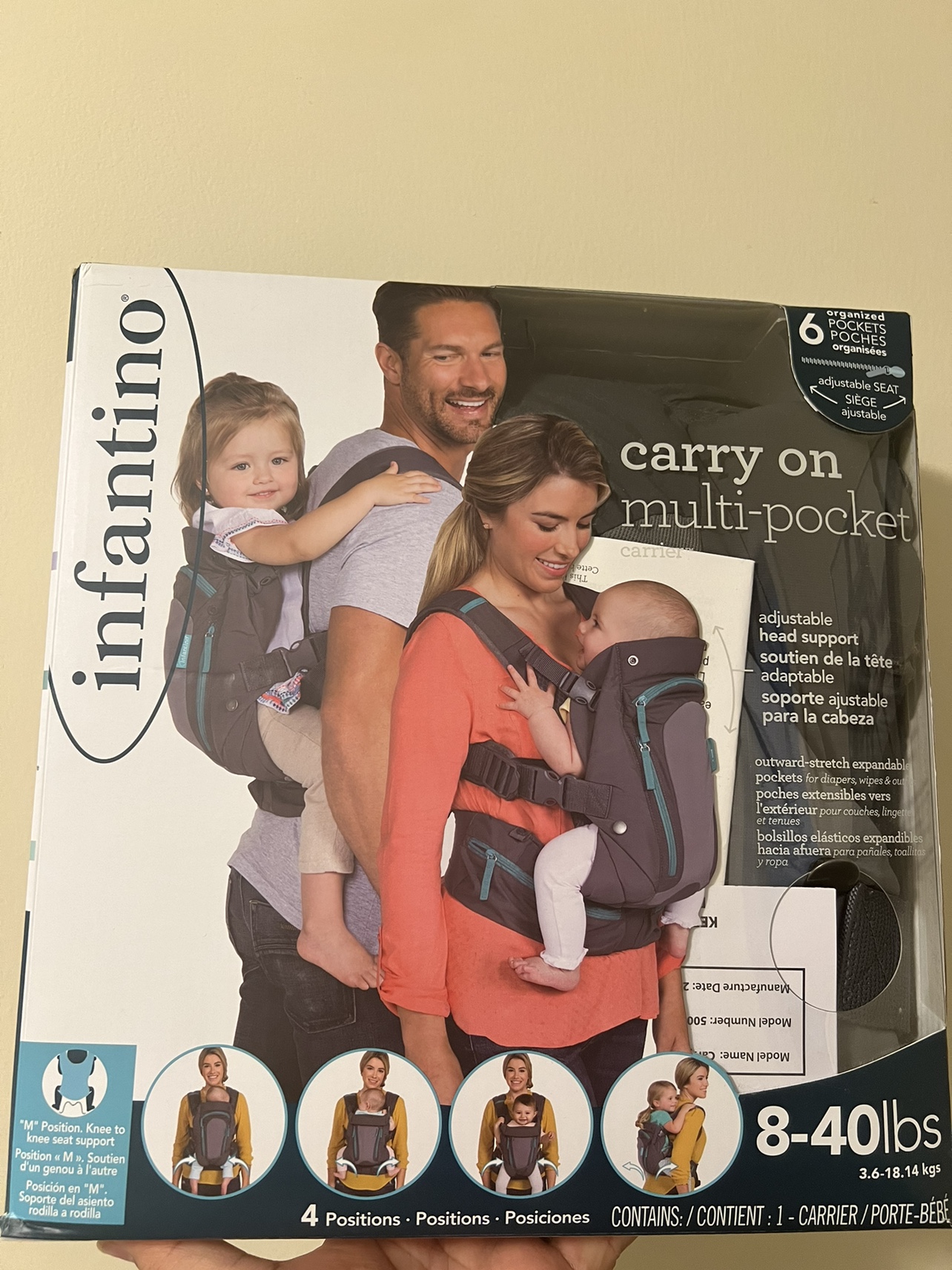 Infantino Carry On Multi-Pocket Carrier