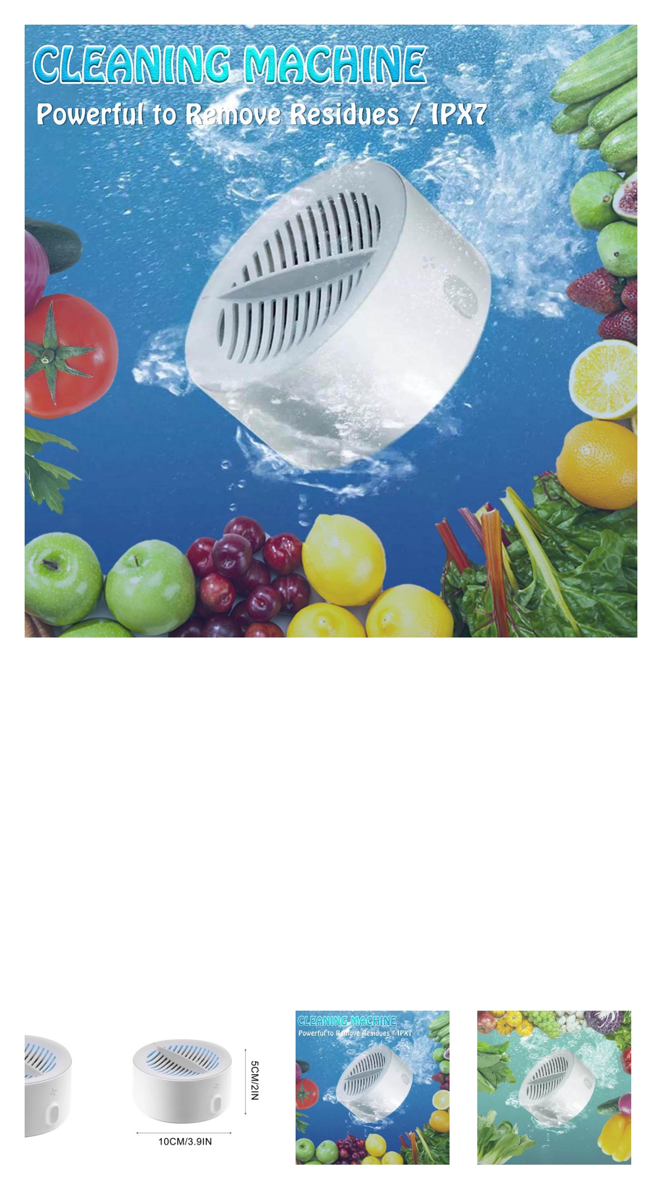 Brandnew fruit & vegetable cleaning machine