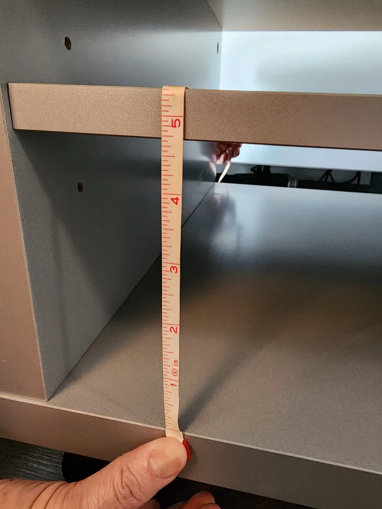 REDUCED PRICE - IKEA - Grey Coffee Table with Storage/ TV stand image indicator(4)