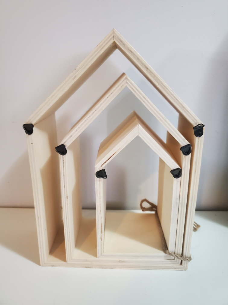 Set of 3 Hanging Wooden Shadow Boxes...New - photo 2
