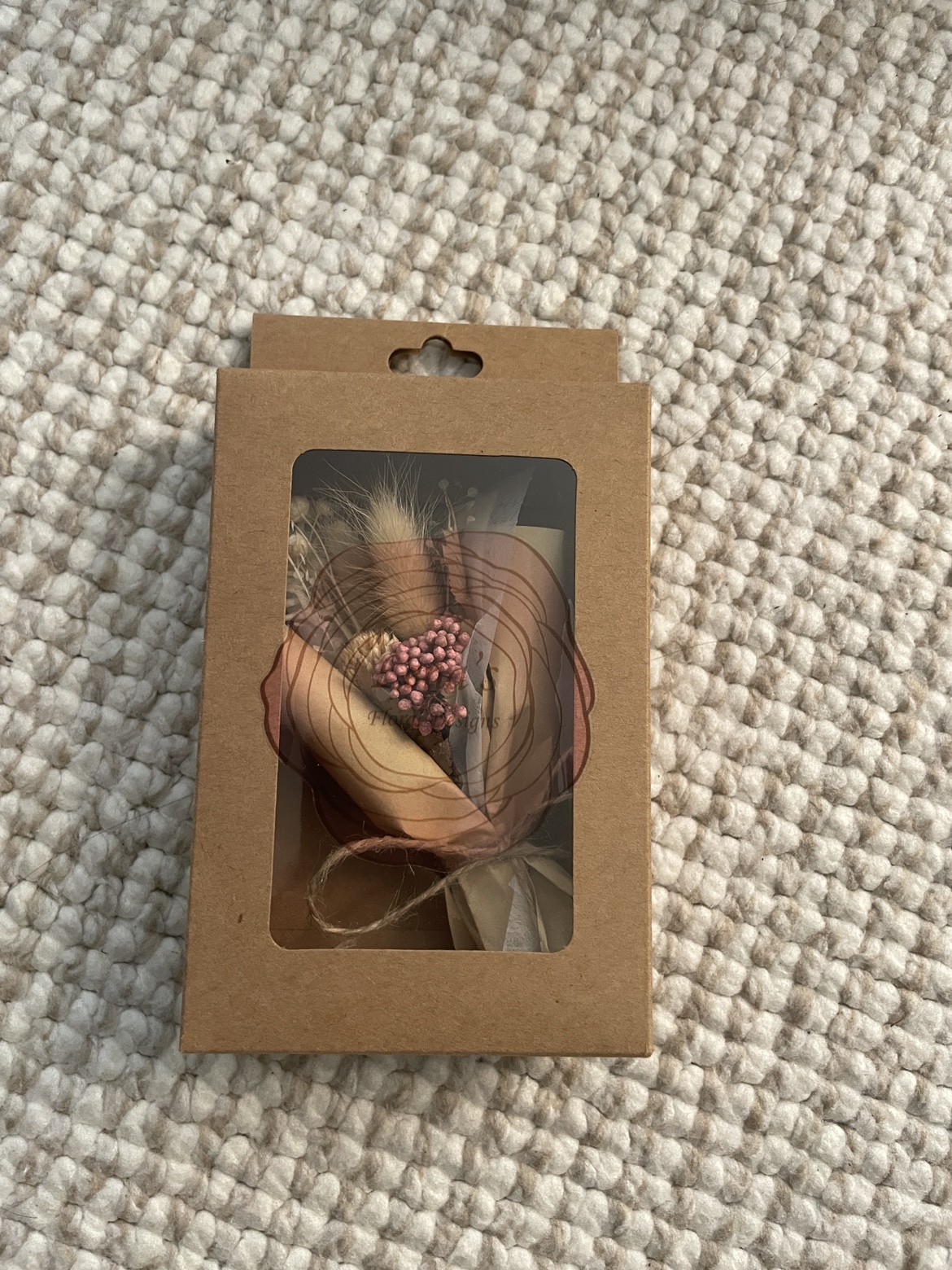 Mini dried floral bouquet