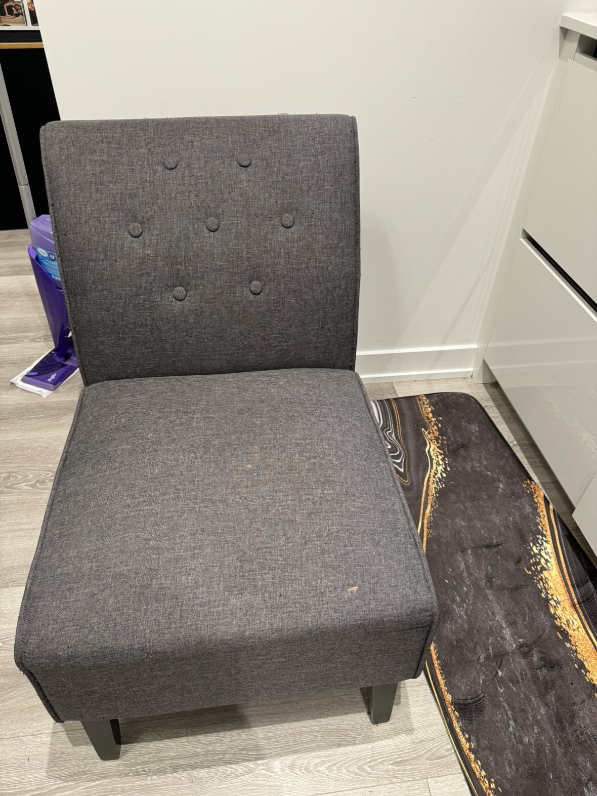 Grey Accent Chair
