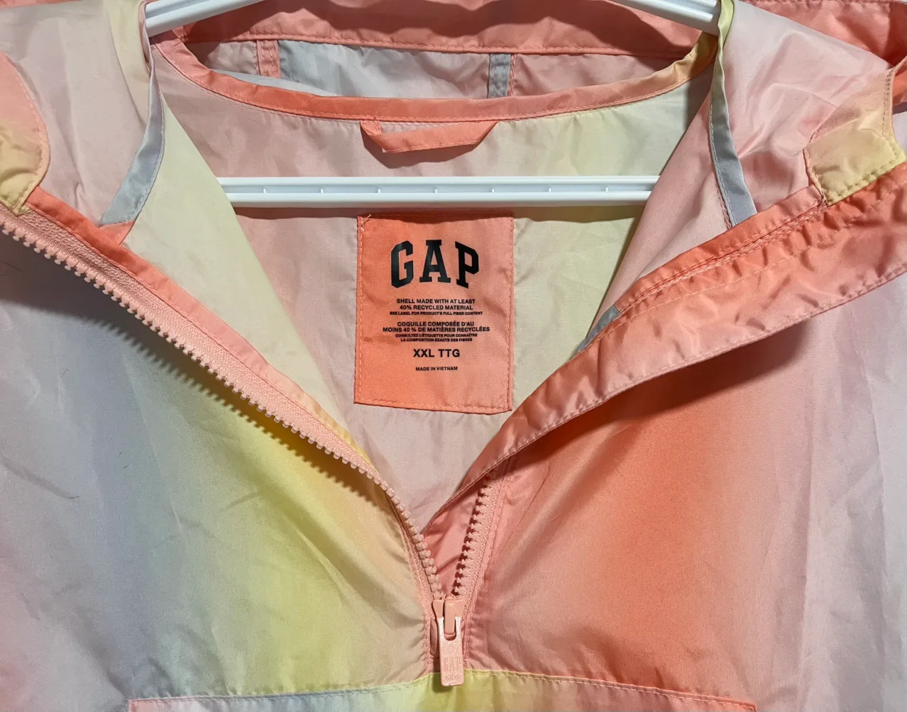 Gap Tie-Dye Windbreaker Hoodie image indicator(4)