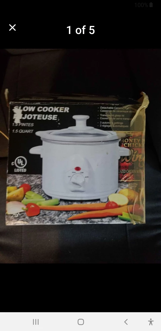 Slow Cooker 1.5 Quart
