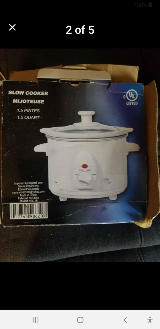 Slow Cooker 1.5 Quart - photo 2