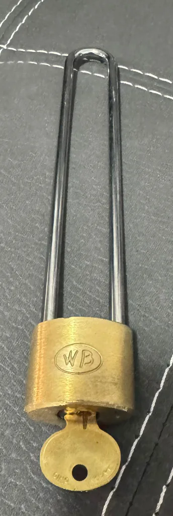 Long Padlock with Key thumbnail