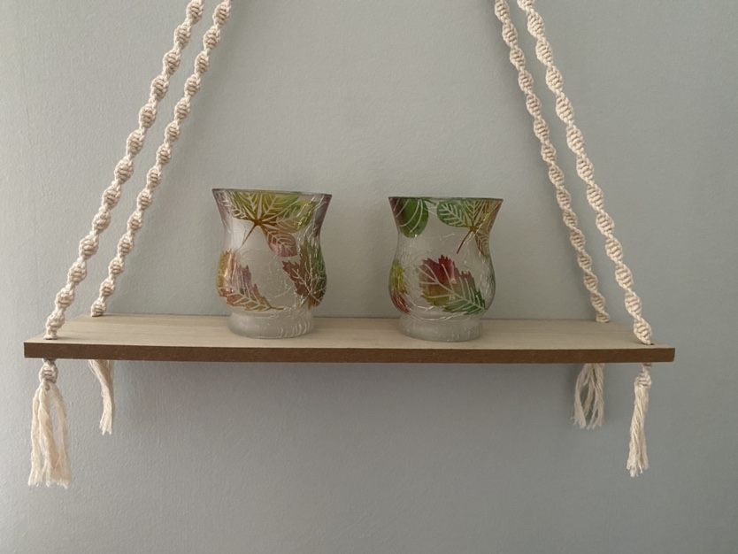 Macrame Hanging Shelf - photo 3