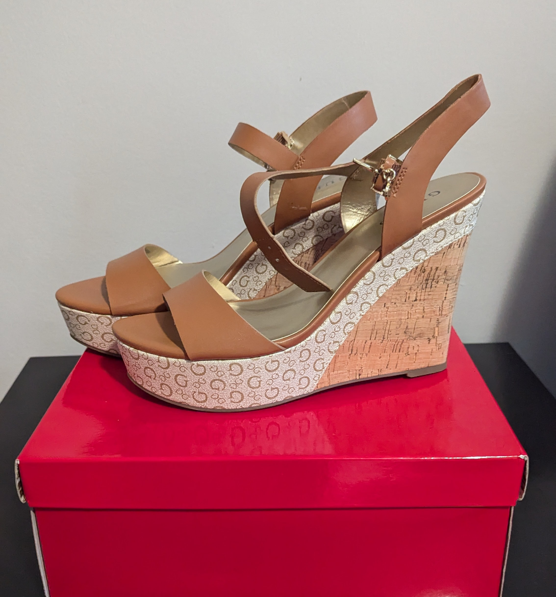 GUESS New Wedged Sandals - Size 9
