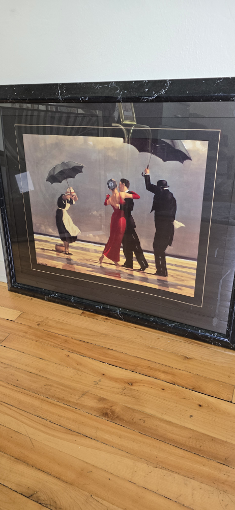 Framed Print  dancing butler