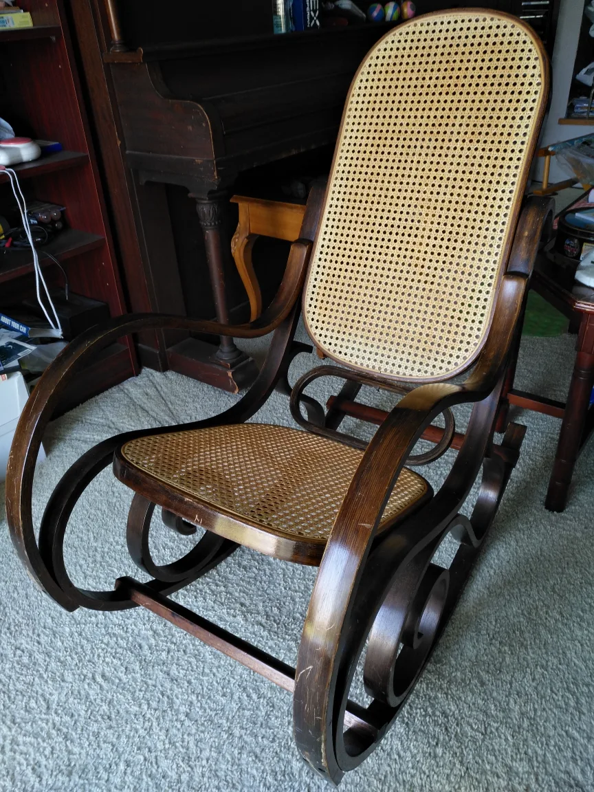 Vintage Bentwood Rocking Chair thumbnail