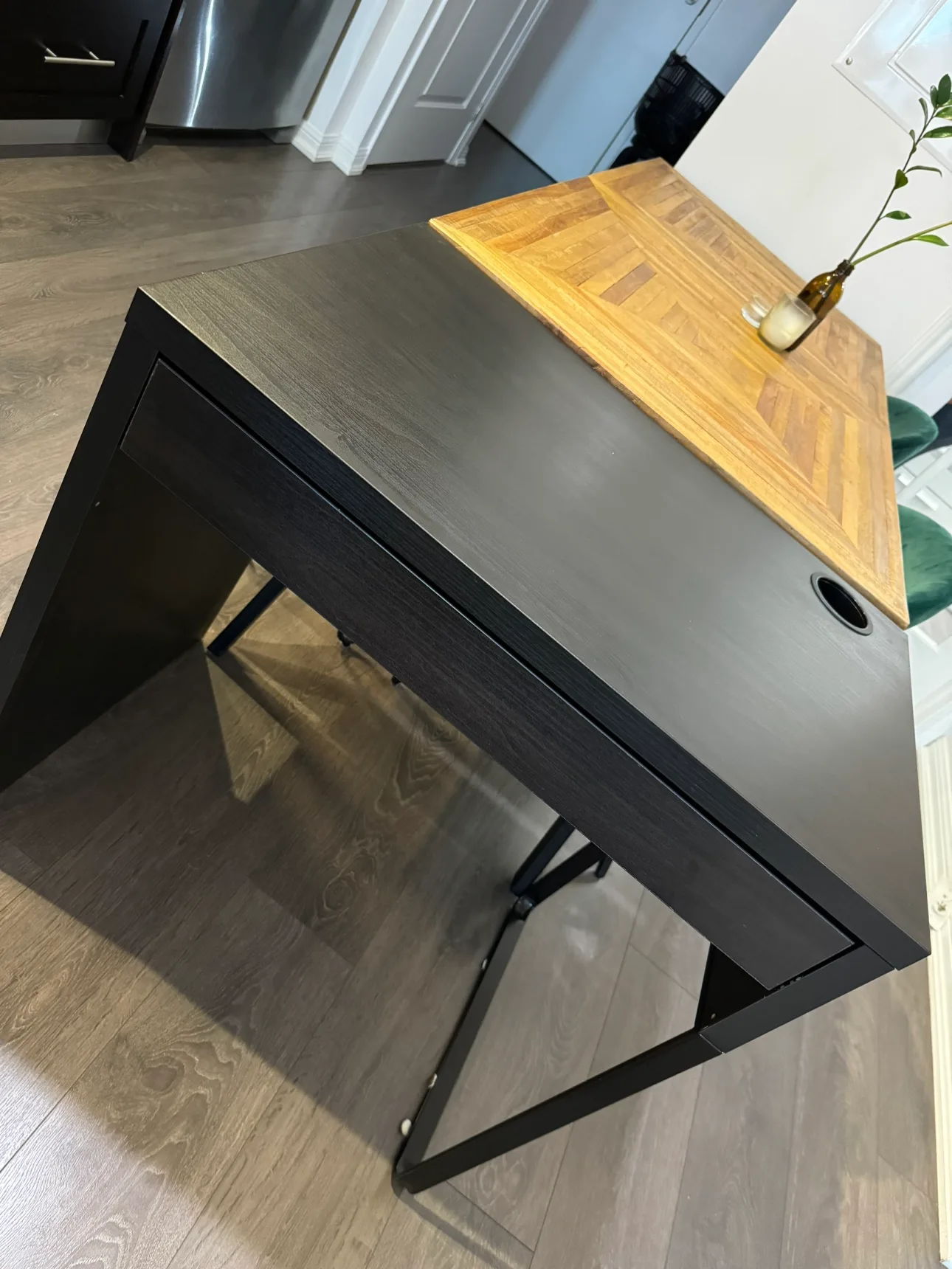 Ikea Micke Desk Black-Brown thumbnail