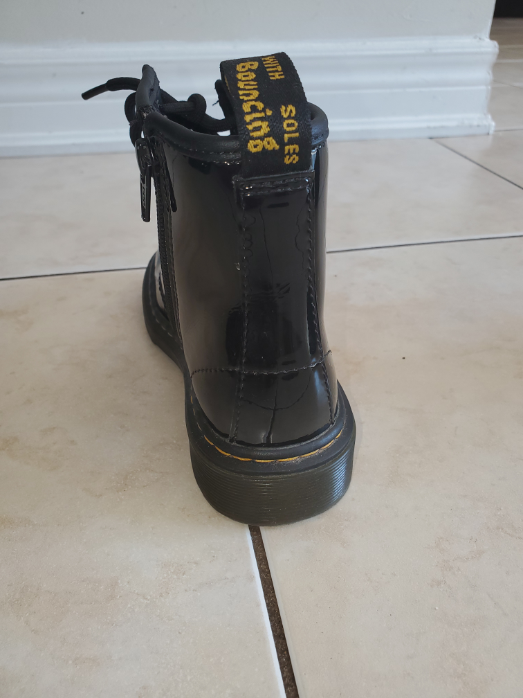 Dr. Martens Patent Boots Size 13 US-Youth - photo 3