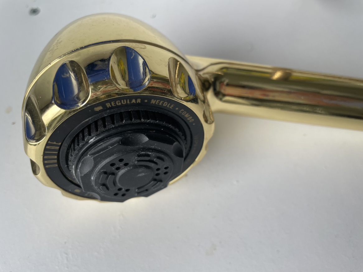 #Freecycle - Gold Handheld Showerhead with Hose